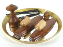 MIRRORED TRAY, SCANDINAVIAN CURIOS, ETC.