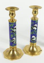 TWO PAIRS CHINESE CANDLESTICKS