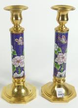 TWO PAIRS CHINESE CANDLESTICKS