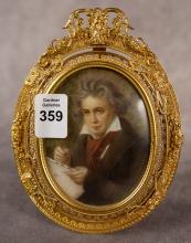 BEETHOVEN PORTRAIT MINIATURE