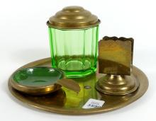 BRASS SMOKER'S SET