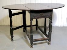 18TH CENTURY DROP LEAF TABLE