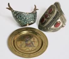 BRACELET, PLATE AND DISH