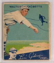 2 1934 BASEBALL CARDS