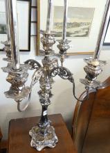 EXCEPTIONAL ART NOUVEAU CANDELABRUM