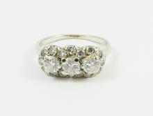 VINTAGE DIAMOND TRINITY RING