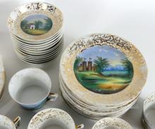 ANTIQUE HAND-PAINTED CHINA