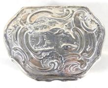ENGLISH GEORGIAN SILVER SNUFF BOX