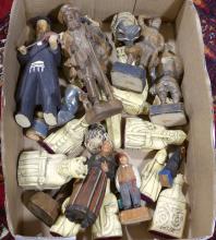 BOX LOT OF FIGURINES