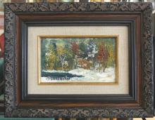 PAIR OF JOANNE MODDERMAN OIL PAINTINGS