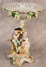 DRESDEN PORCELAIN COMPOTE