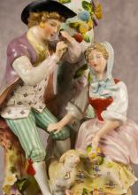 DRESDEN PORCELAIN COMPOTE
