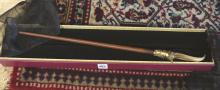 THREE HARRY POTTER "WIZARD" WANDS