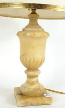 ANTIQUE MARBLE TABLE LAMP