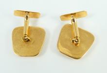 GOLD CUFFLINKS