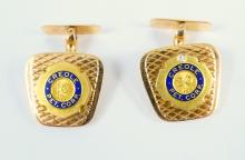 GOLD CUFFLINKS