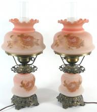 THREE OIL LAMPS