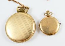 2 ANTIQUE GOLD-FILLED WATCHES