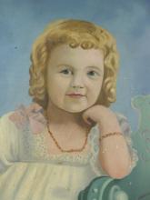 ANTIQUE PORTRAIT OIL