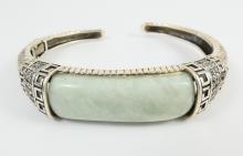 JADEITE BRACELET & BROOCH