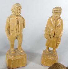 ASSORTED CARVINGS INCLUDING QUEBEC