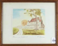 SET OF FIVE HALFRED TYGESEN ETCHINGS