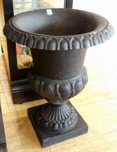 CAST IRON GARDEN URN