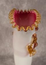 STEVENS AND WILLIAMS VASELINE GLASS VASE