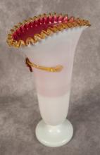 STEVENS AND WILLIAMS VASELINE GLASS VASE