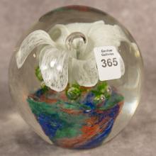 OVERSIZED ART GLASS PAPERWEIGHT