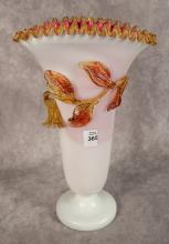 STEVENS AND WILLIAMS VASELINE GLASS VASE