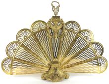 BRASS FIREPLACE FAN