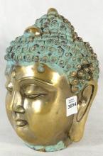 BRASS BUDDHA HEAD