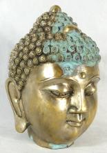 BRASS BUDDHA HEAD