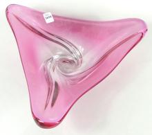 VAL ST. LAMBERT ART GLASS BOWL