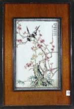 PAIR CHINESE PORCELAIN PLAQUES