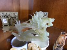 SEVEN CHINESE STONE CARVINGS