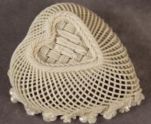 BELLEEK EWERS AND DISH