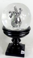 SNOW GLOBE & PARTYLITE VASE
