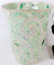SNOW GLOBE & PARTYLITE VASE