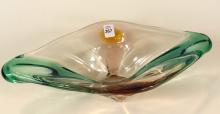 MCM CZECH ART GLASS BOWL