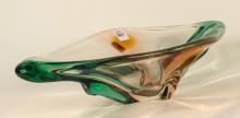 MCM CZECH ART GLASS BOWL