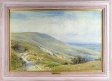 EXHIBITED ERNEST ALBERT WATERLOW WATERCOLOUR