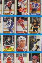 TWO UNCUT SHEETS OF NHL CARDS