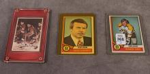 THREE VINTAGE HOCKEY CARDS