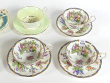 AYNSLEY CUPS & SAUCERS