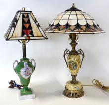 TWO TABLE LAMPS