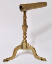 BRASS GOFFERING IRON STAND