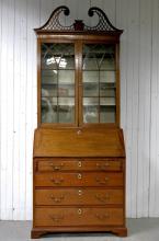 GEORGIAN BUREAU BOOKCASE