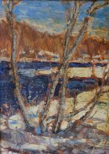 CANADIAN SCHOOL OIL PAINTING
